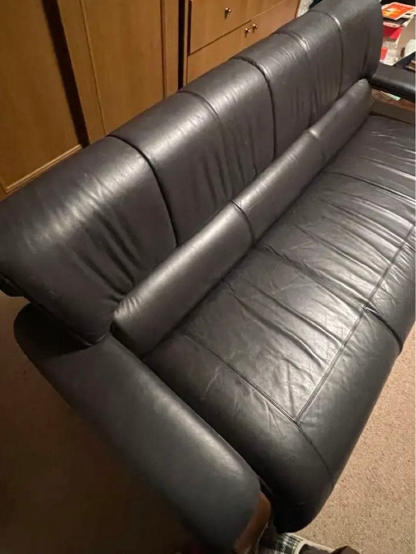 (送料込み)フジファニチア　ソファ3人掛け