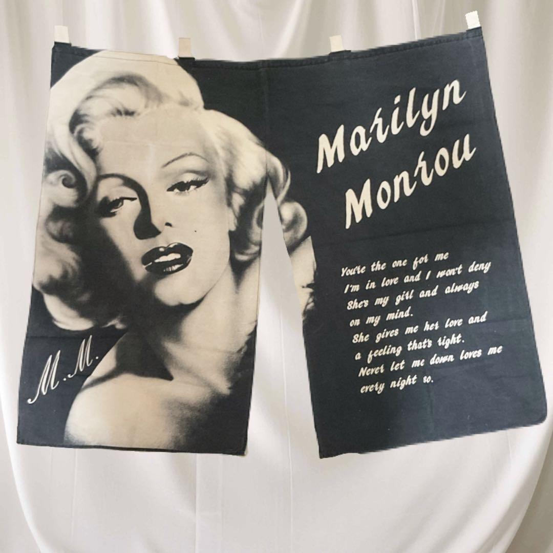 マリリン・モンロー プリント暖簾 50年代 フィフティーズ ハリウッドスター