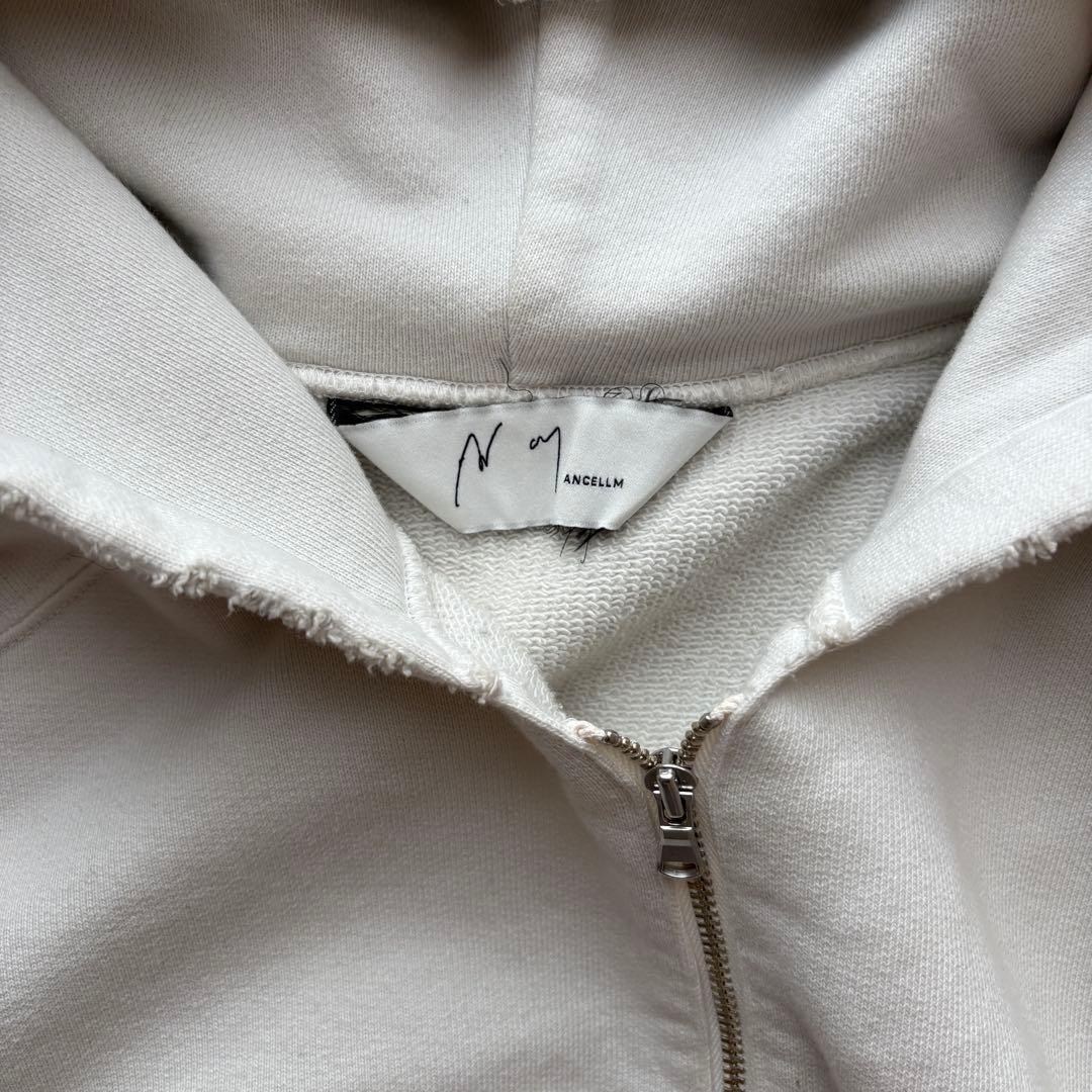 【未使用】ANCELLM アンセルム ハーフジップフーディー グレー サイズ2
