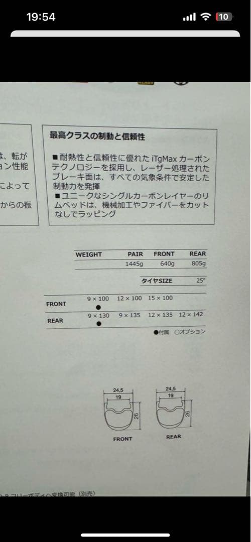 MAVIC KSYRIUM PRO CARBON SL UST ホイール