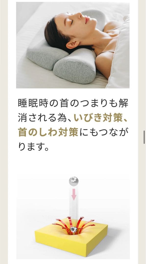 2個　CALOS枕　ホッとする枕プラス　SurvaQ store