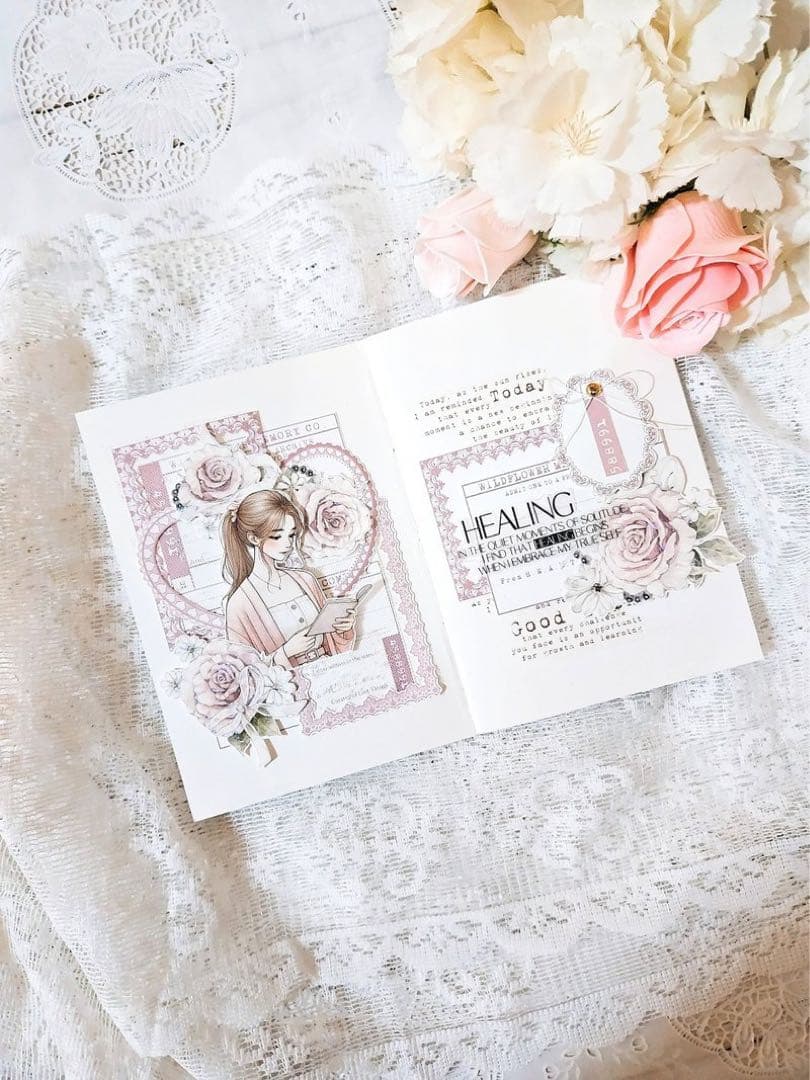 コラージュ素材　紙もの　素材紙　【2483】