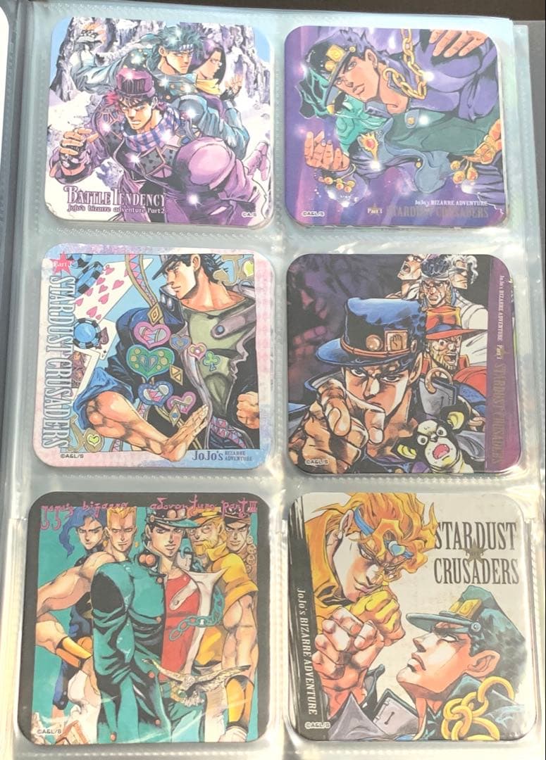 ジョジョの奇妙な冒険　原画展　アートコースター　58種