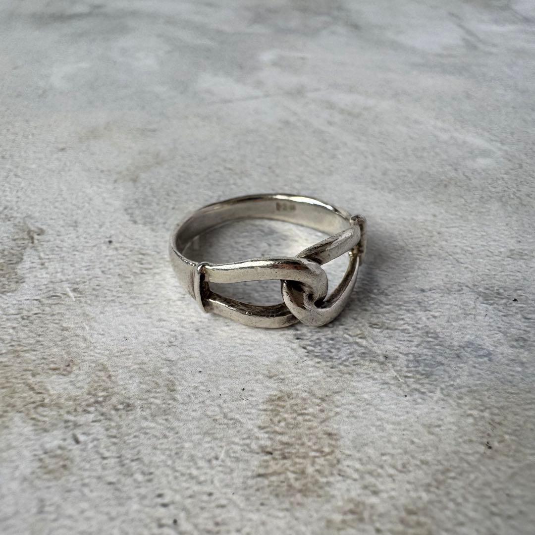 ヴィンテージ モダニストリンクリング シルバー925 9号 メキシコ製