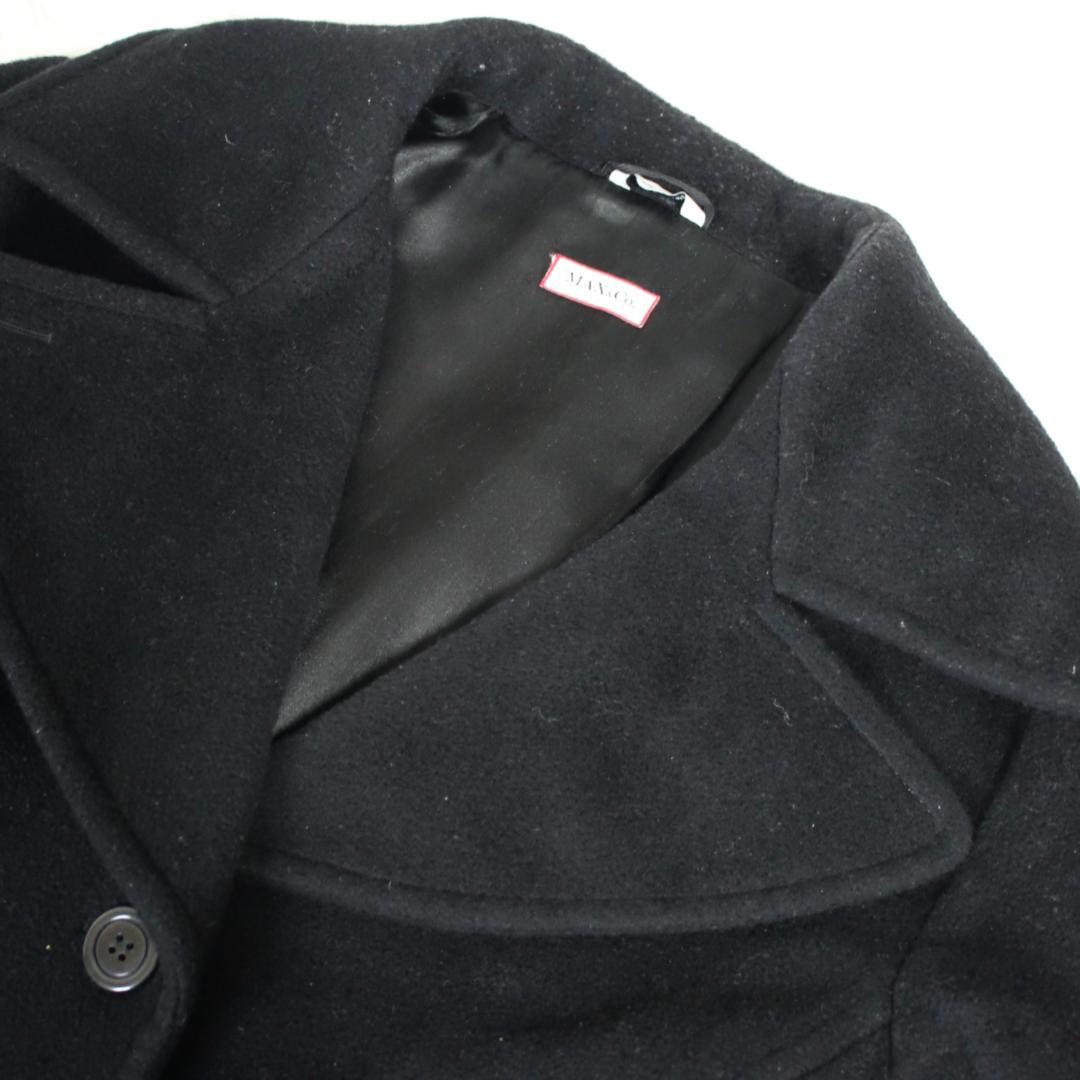 美品 マックスアンドコー ロングコート ウール カシミヤ ブラック MAX&Co