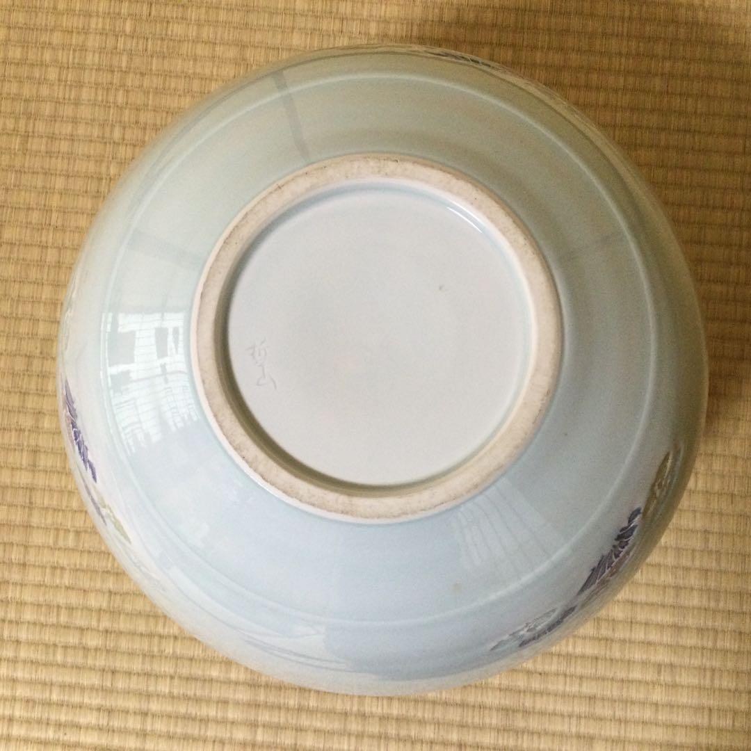 砥部焼 大花瓶 松田哲山作 花器 高さ33.5cm 供箱 L274