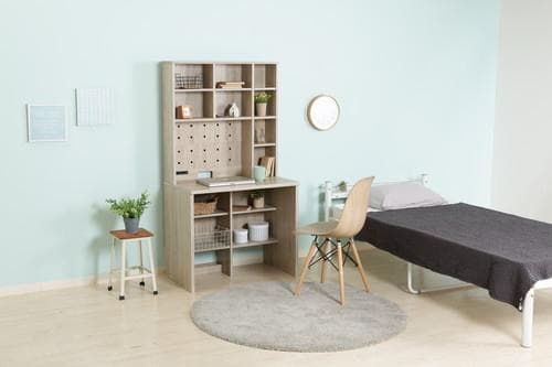 《新品・送料無料》大容量収納付きデスク　ＷＨＯ