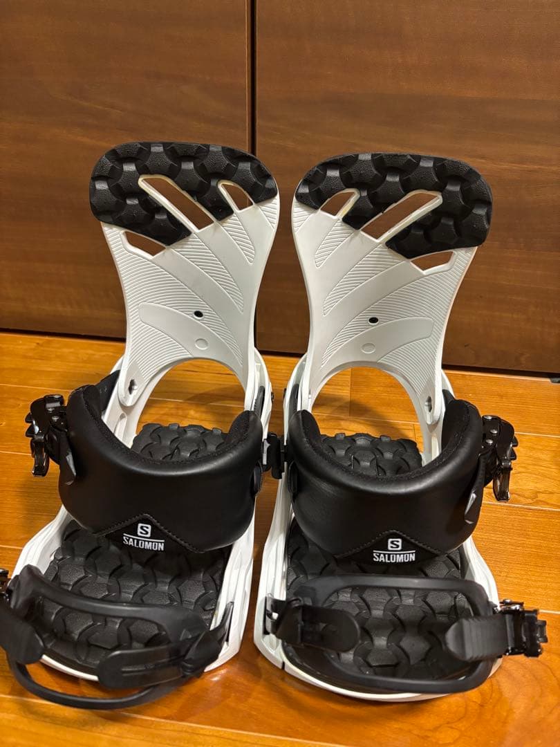 SALOMON スノーボードビンディング ホワイト/ブラック