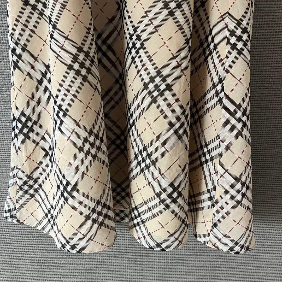 バーバリーブルーレーベル　キャミソールワンピース　ノバチェック　38