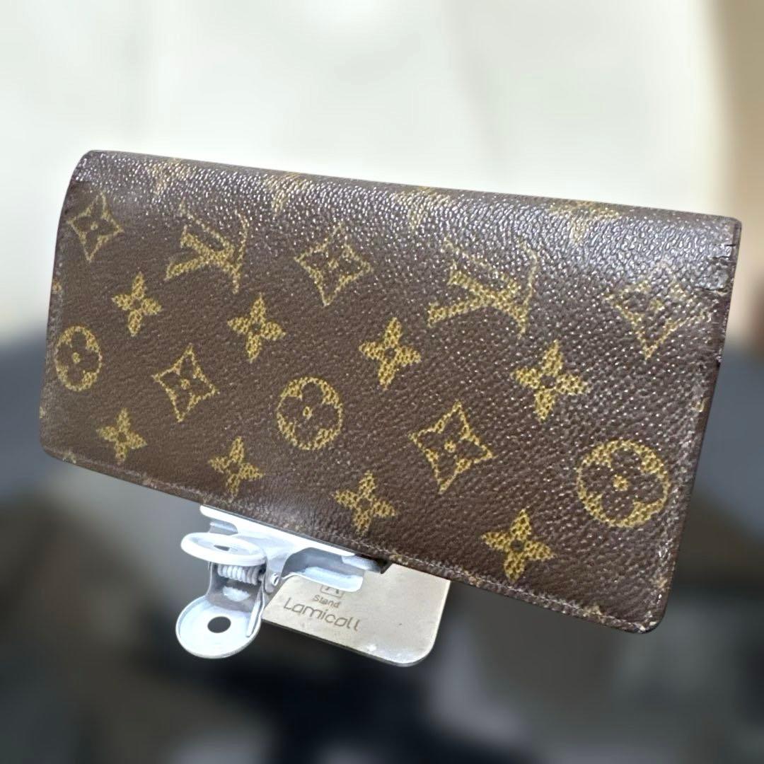 13☆良品☆モノグラム♪ポルトフォイユ ブラザ 二つ折り長財布
