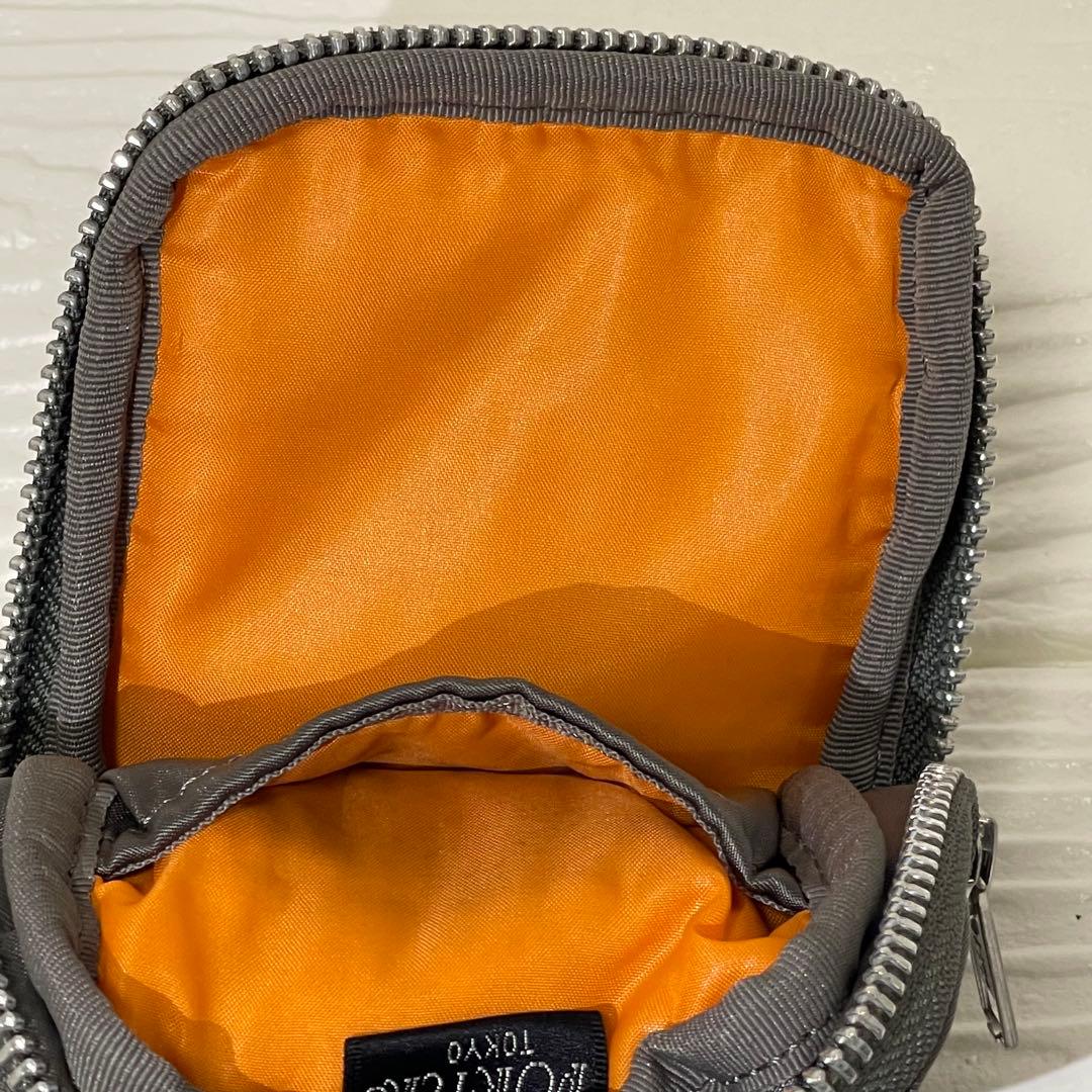 PORTER ポーター　タンカー　ポーチ　シルバーグレー小物いれ　スマホケース