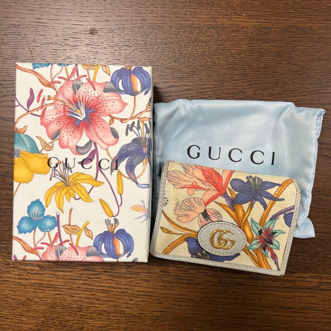 GUCCI フローラ お財布 箱・収納袋付き