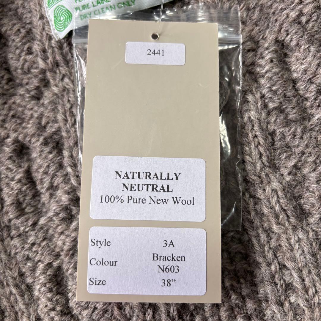 【新品未使用】インバーアラン 3A LUMBER CARDIGAN ブラッケン