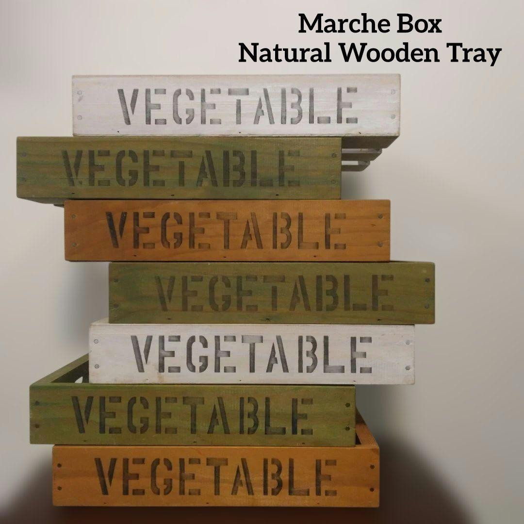 【おすすめ】Marche Box / Natural Wooden Tray