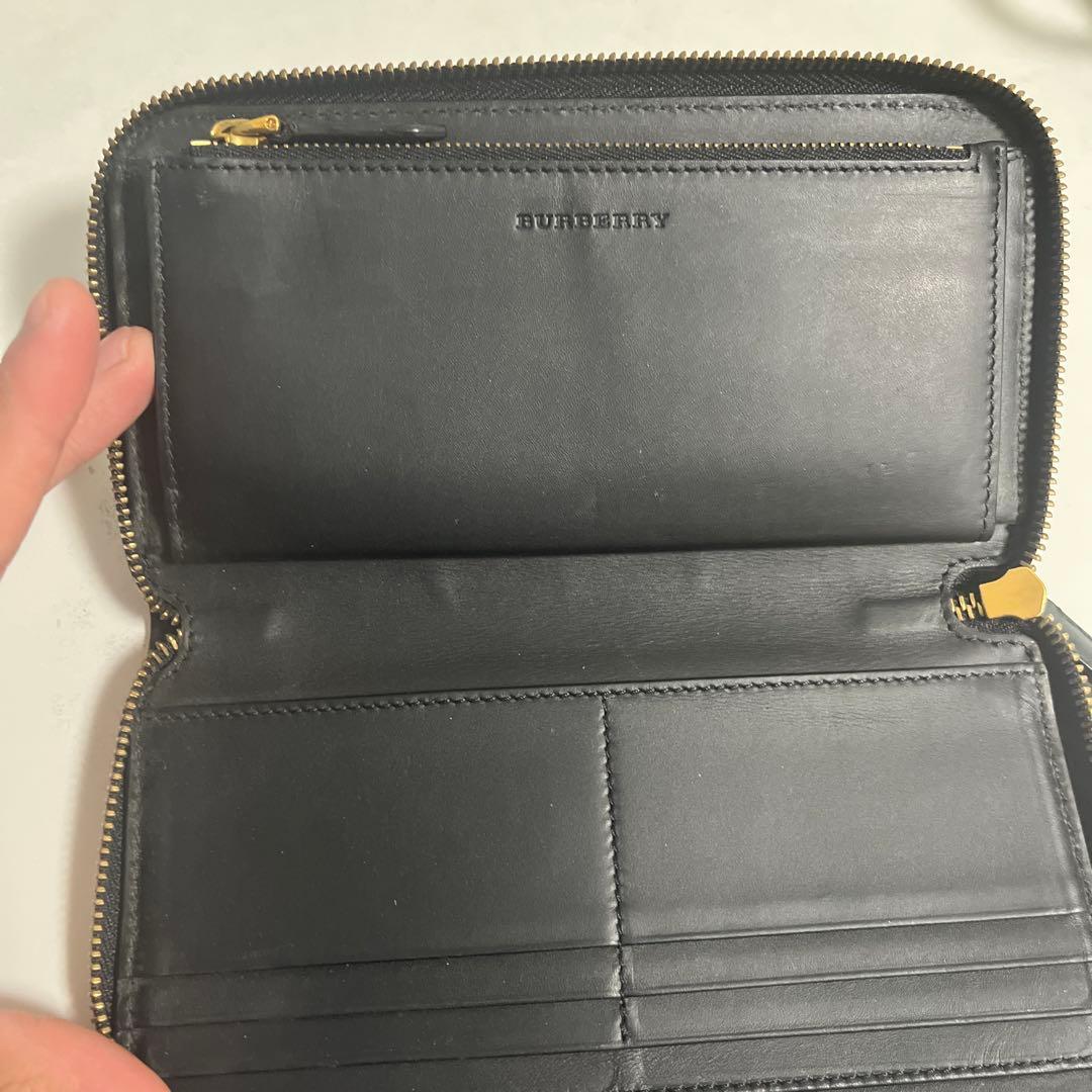 ド*ん様 Burberry Organizer Wallet グラフィティ レザ