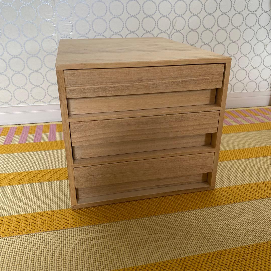 増田桐箱店 桐小物入れ アクセサリーケース、帯留め収納 日本製