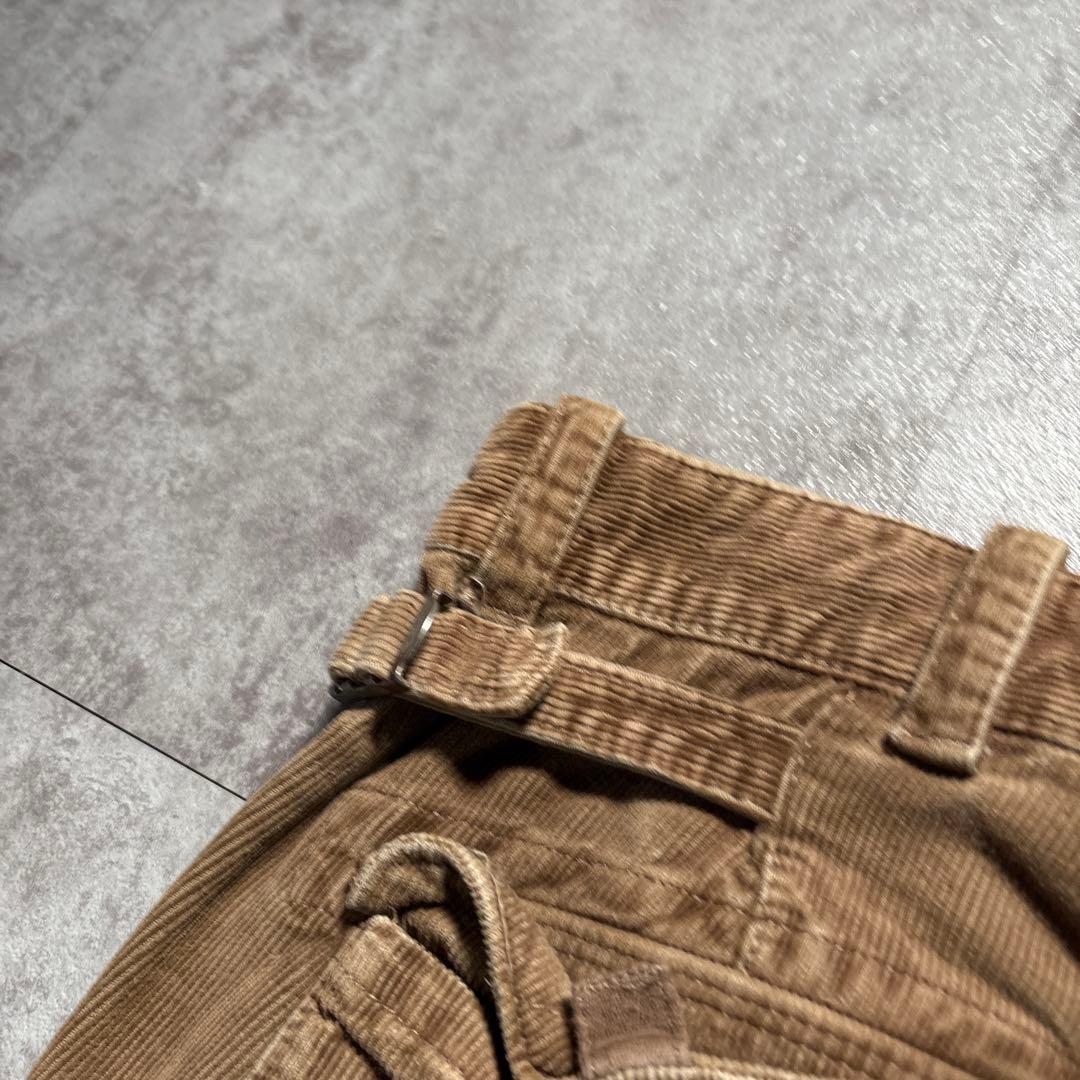 名作　00s ラルフローレン　コーデュロイカーゴパンツ　パラシュートパンツ