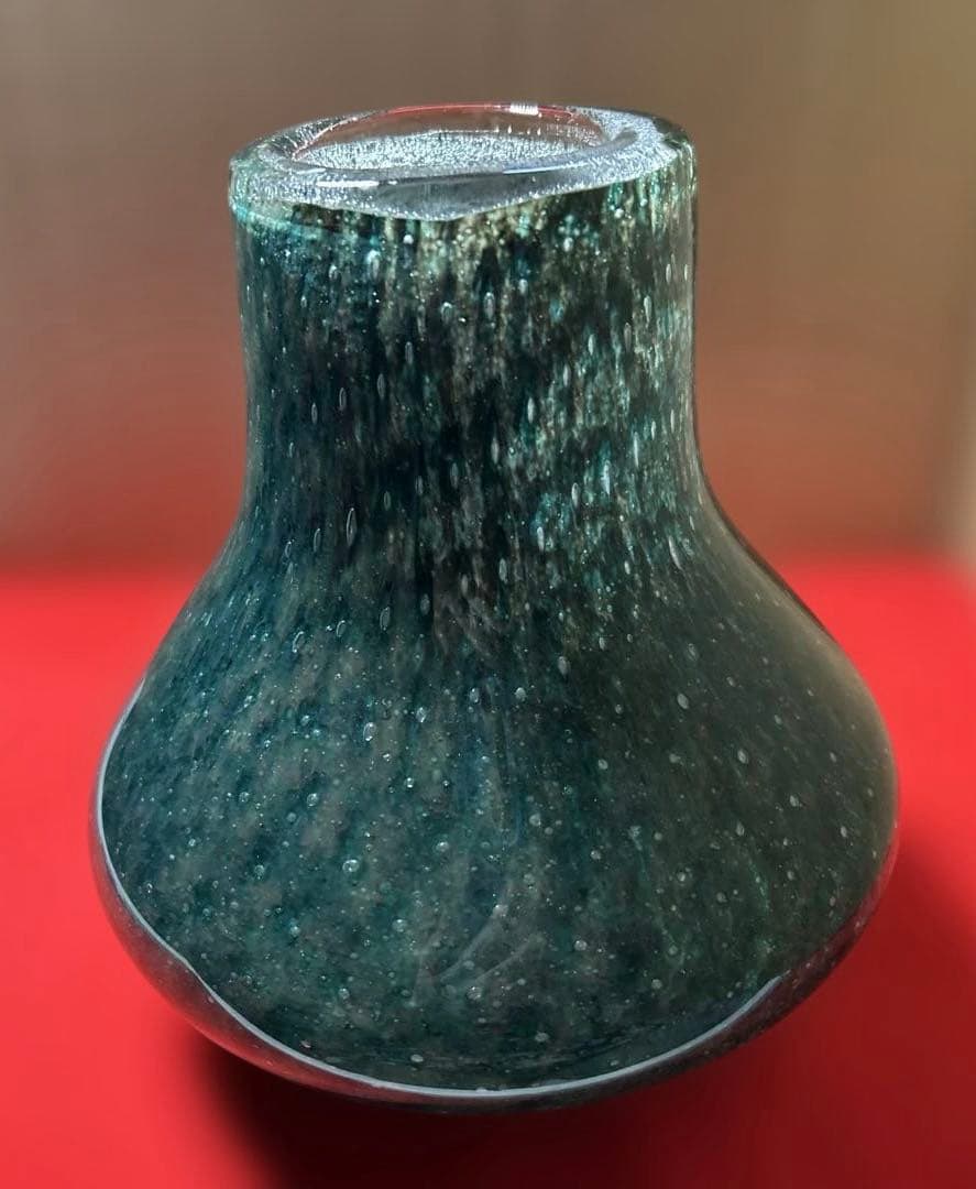 岩田硝子　イワタガラス　花瓶　フラワーベース