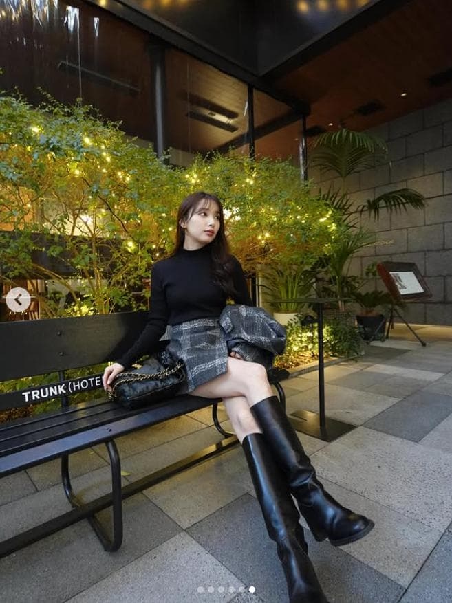 パンツ M sheller check jacquard wrap culottes