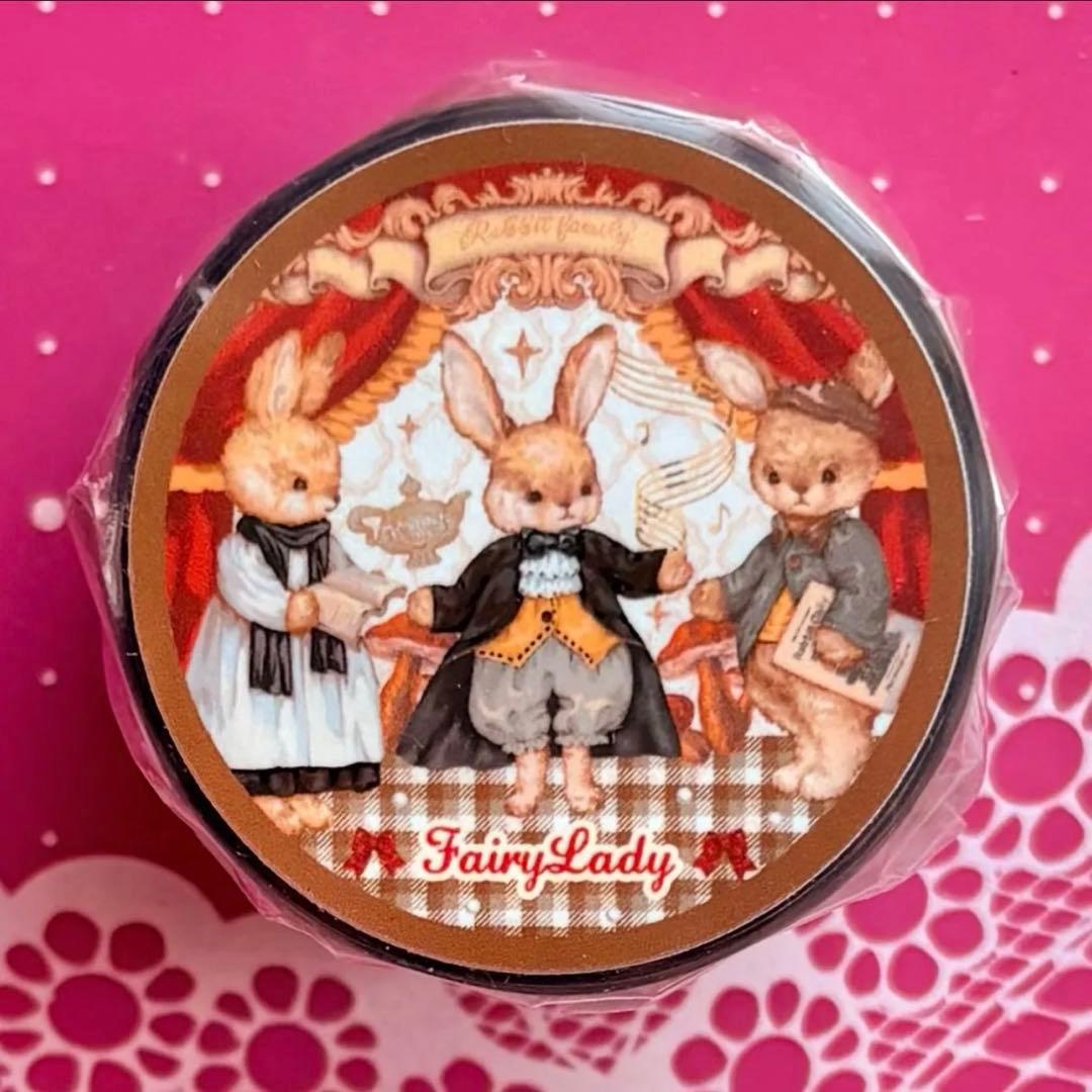 PET 古典乐章剧场 4.8cm×5m 海外マスキングテープ 海外マステ ウサギ