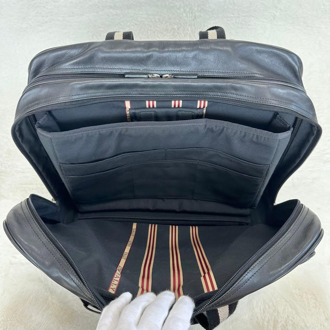 BALLY レザー 鍵付 キャリーバッグ ケース トレスポ 機内持ち込み バリー