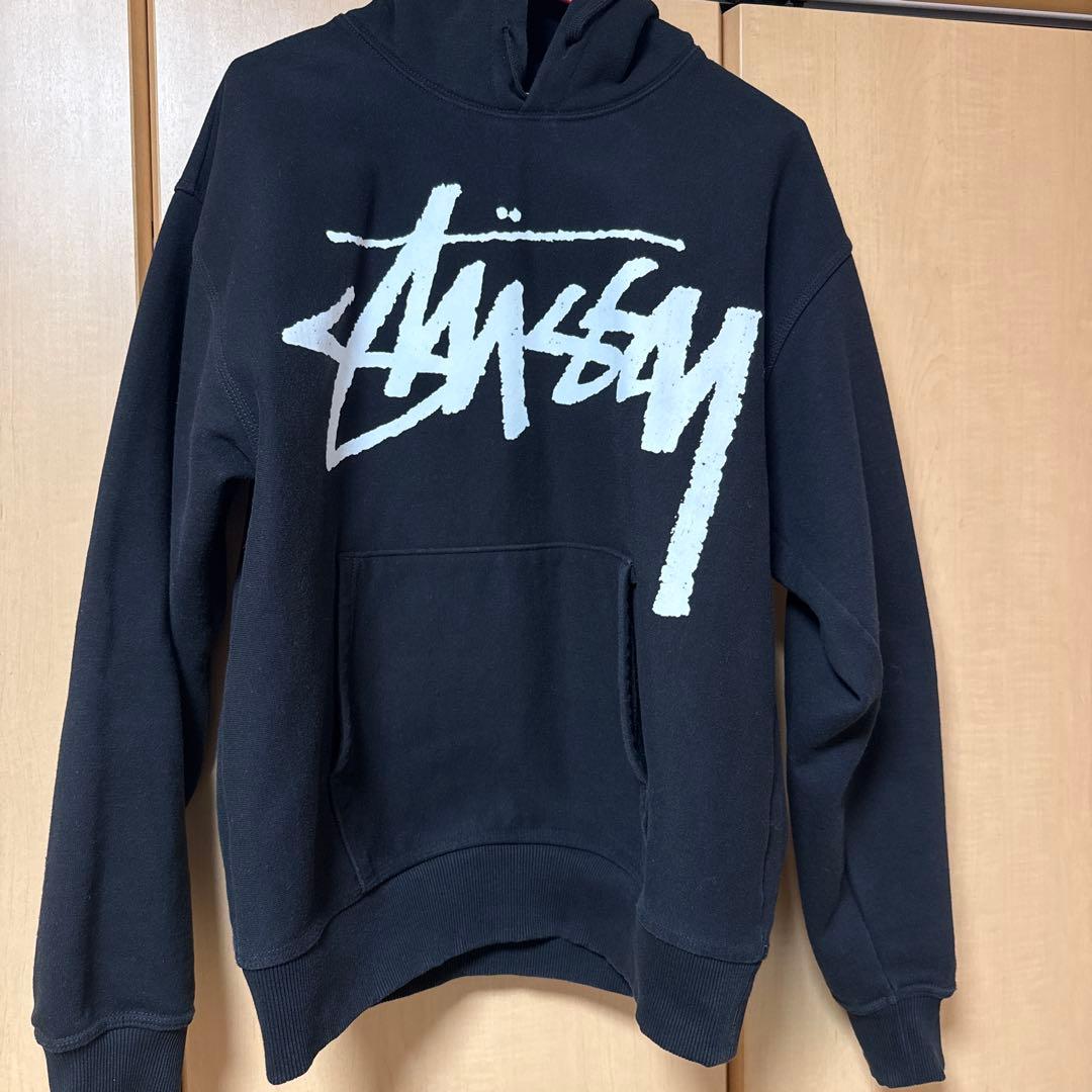 Stussy ブラック パーカー