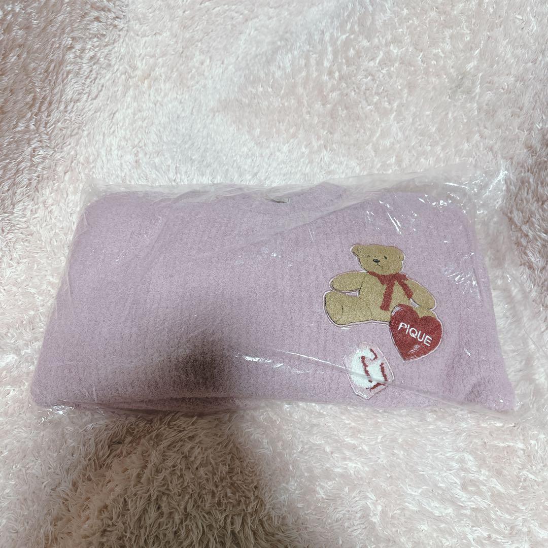 ジェラートピケ♡ベビモコベアさがらプルオーバー＆ロングパンツセット ピンク