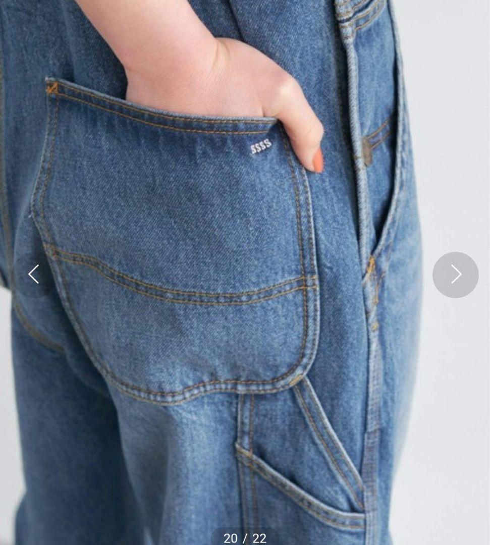 Spick & Span Shiori's デニムサロペット