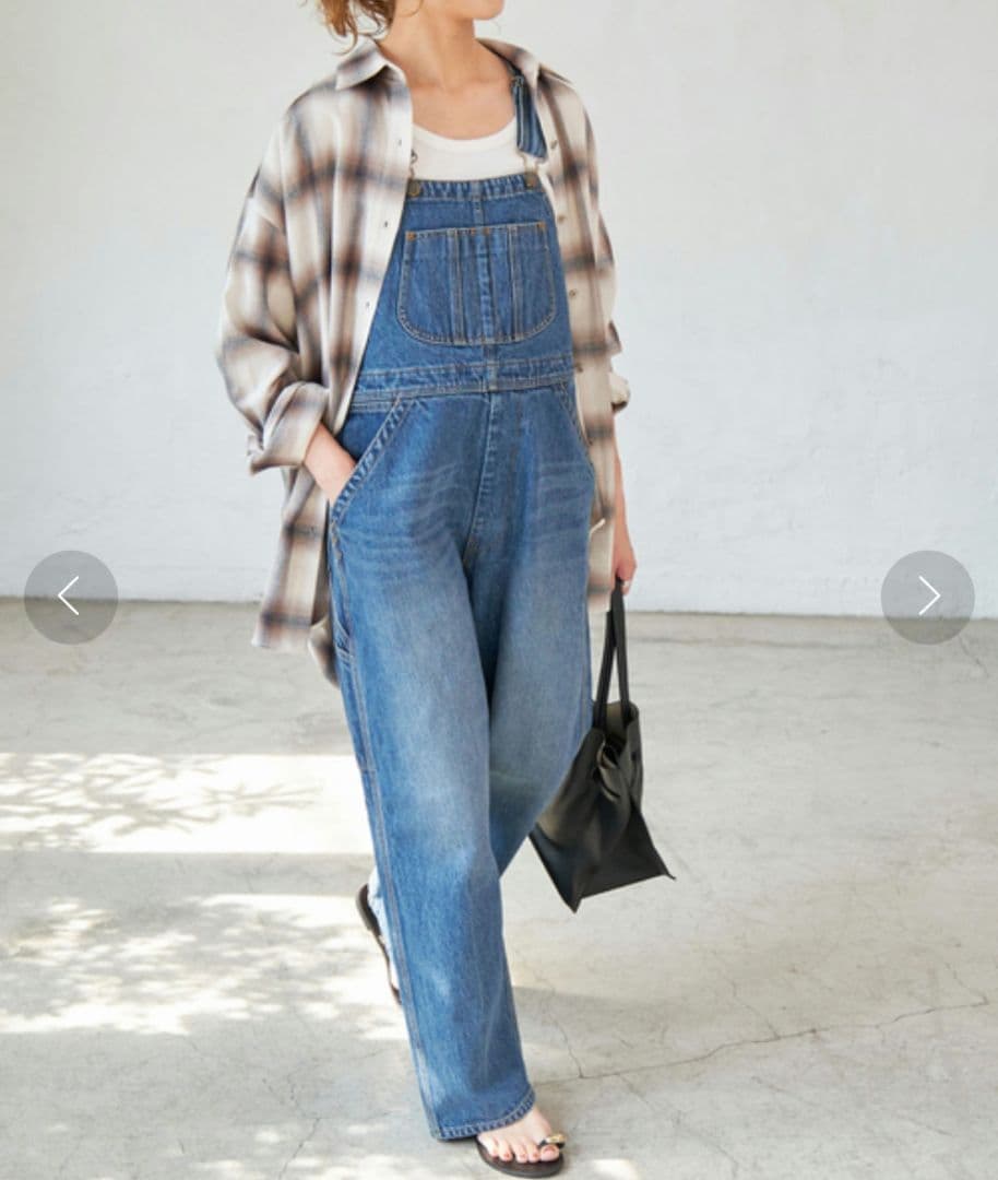 Spick & Span Shiori's デニムサロペット