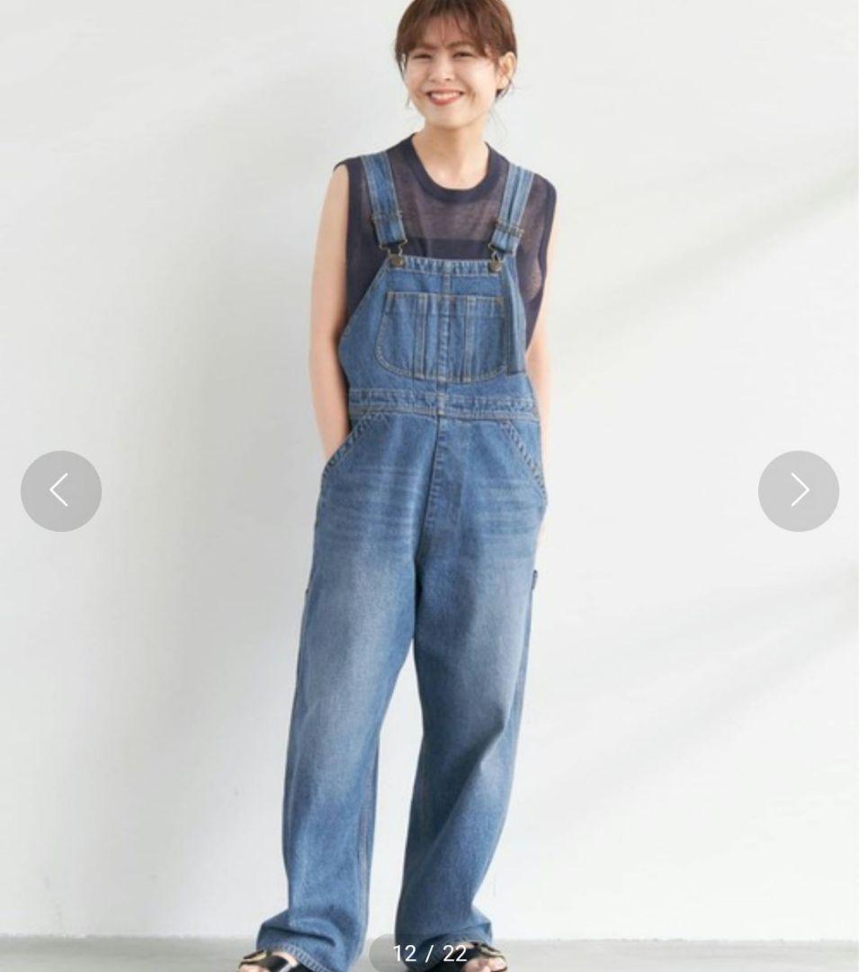 Spick & Span Shiori's デニムサロペット