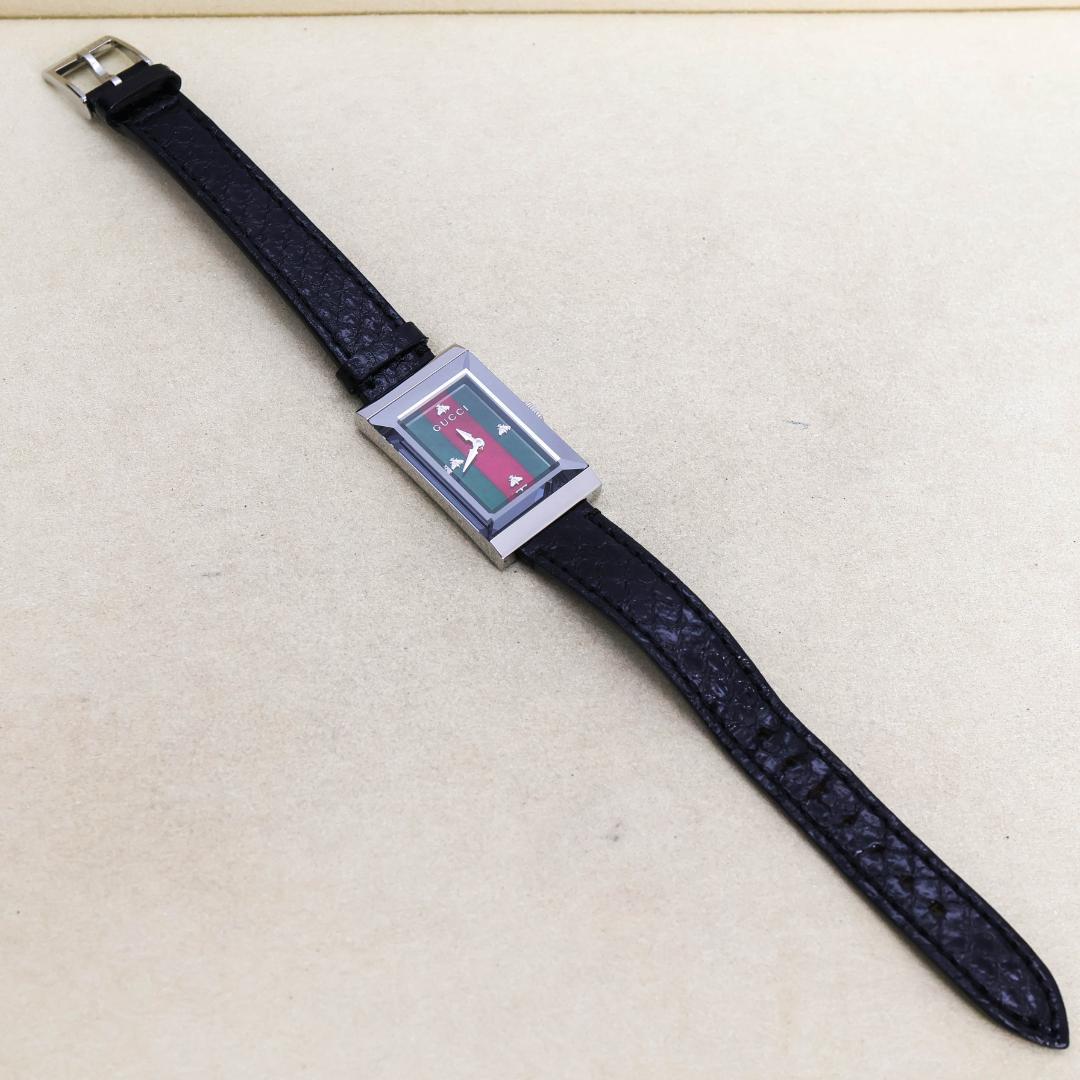 稼働 GUCCI 腕時計 147.4 Gフレーム 蜂 シェル シェリー2165