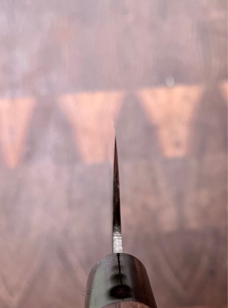 土佐　司　ダマスカス　切付　三徳　180mm 包丁　青紙　釣り　キャンプ　和包丁