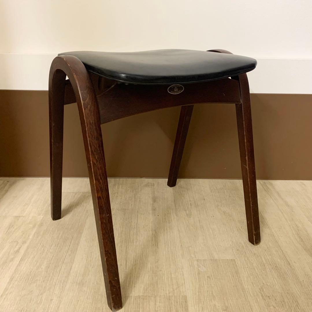 秋田木工 スタッキングスツール ブラック