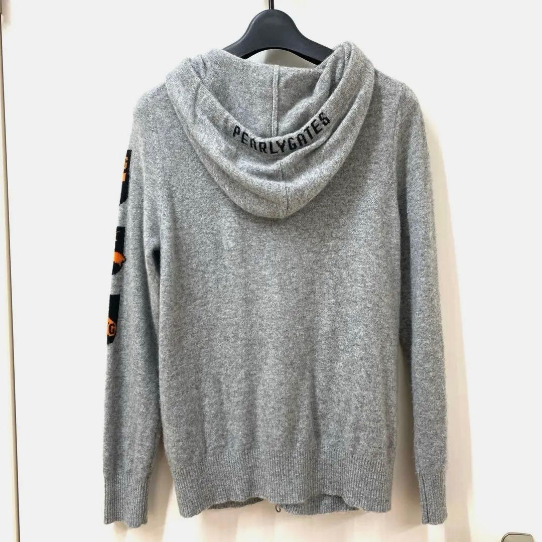 【お値下】PEARLY GATES パーリーゲイツ　カシミヤニットジップパーカー