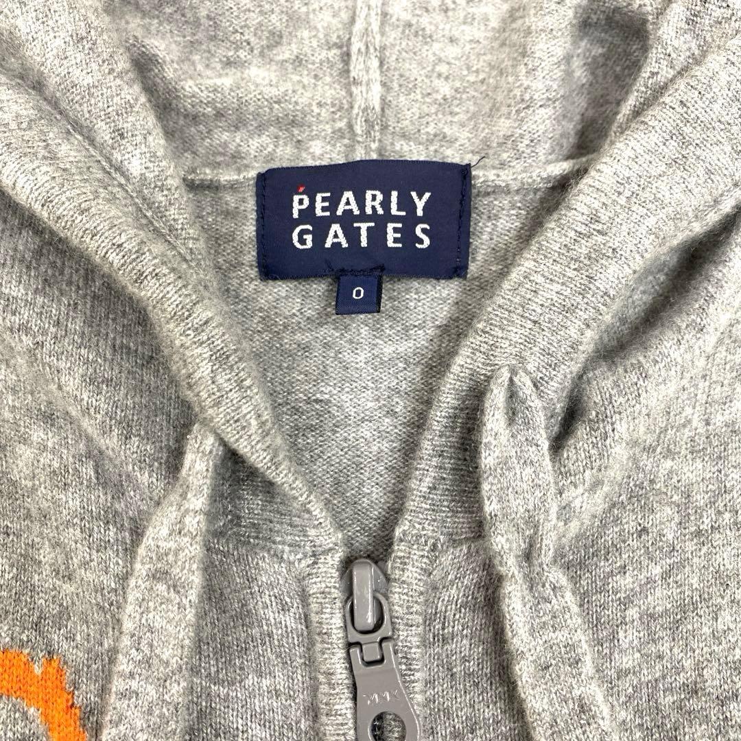 【お値下】PEARLY GATES パーリーゲイツ　カシミヤニットジップパーカー