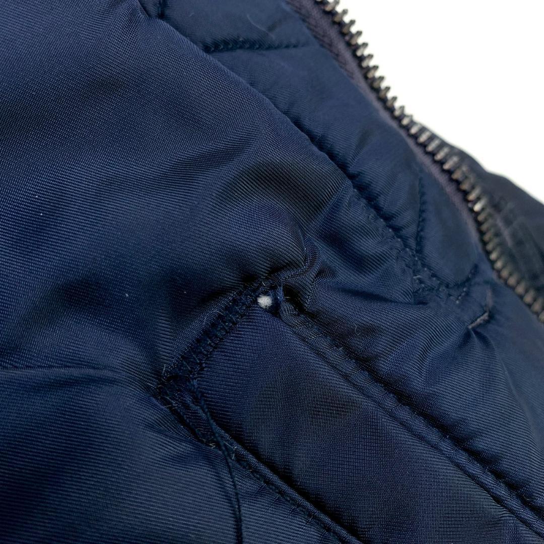 50s復刻★ USA製 ALPHA B-15C ネイビー 38　E018