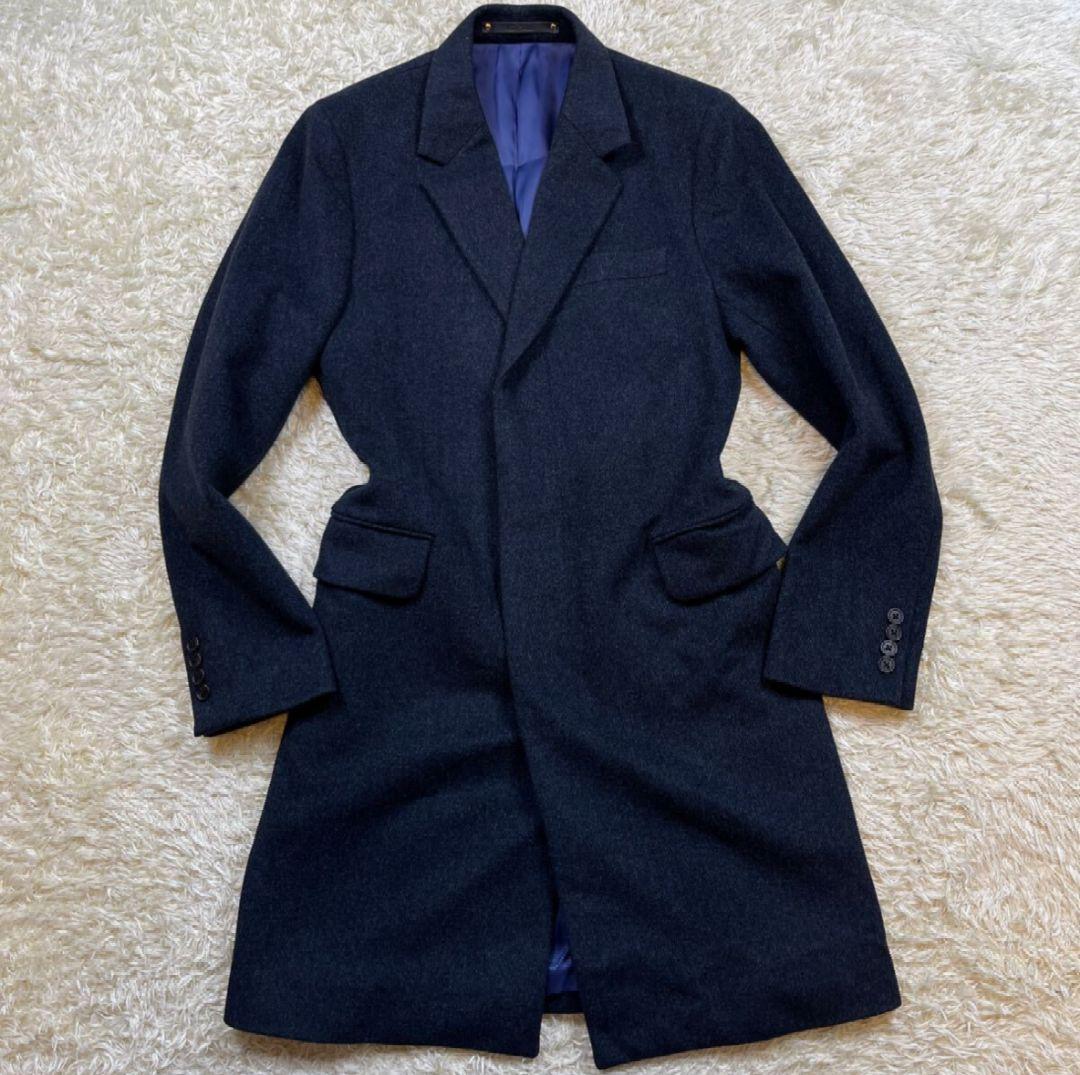 【極美品】 ポールスミス カシミヤ チェスターコート 現行タグ ロングコート