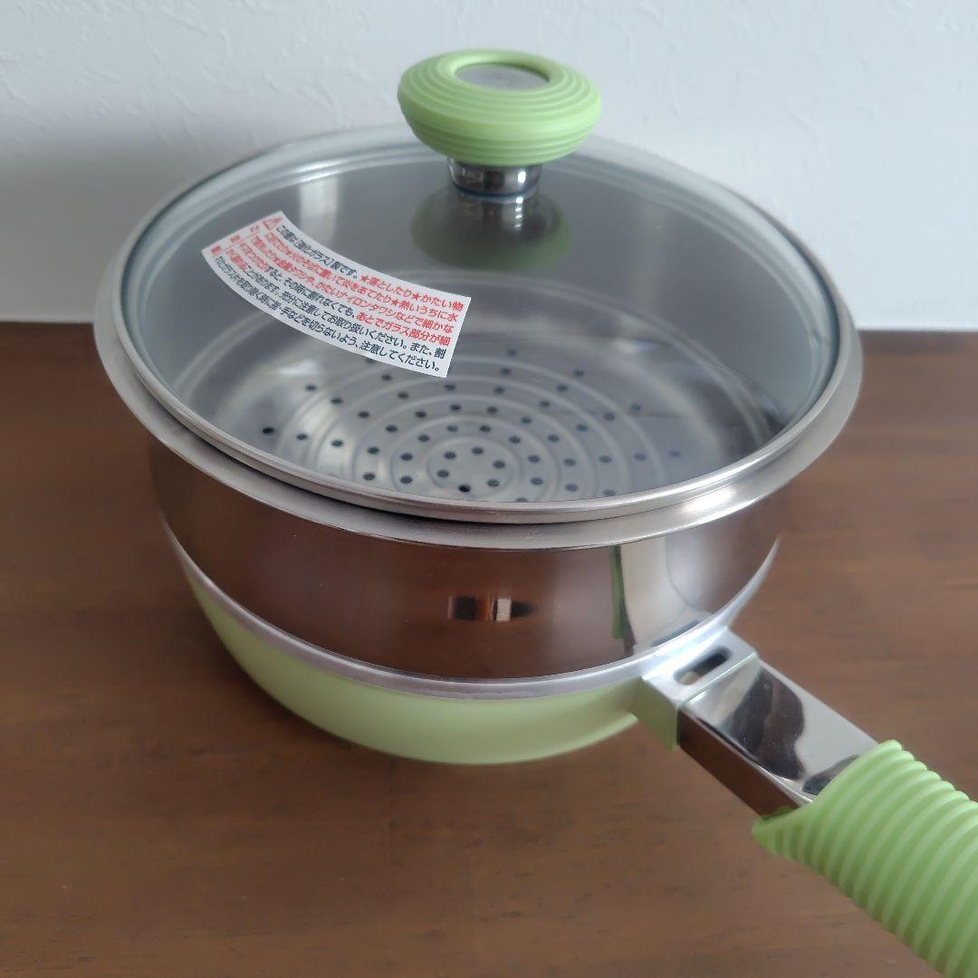 アサヒ軽金属　オールパン22センチ　スチーマーセット