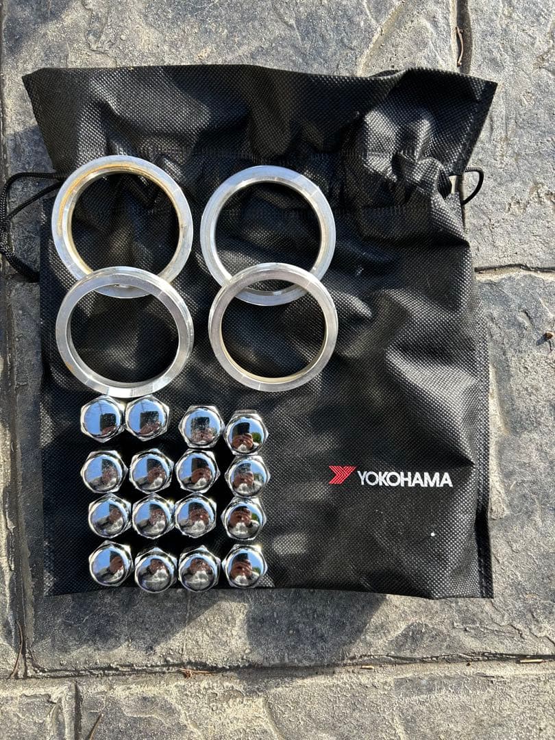 Yokohama185/60/15スタッドレスタイヤホイール付2本セット【2】