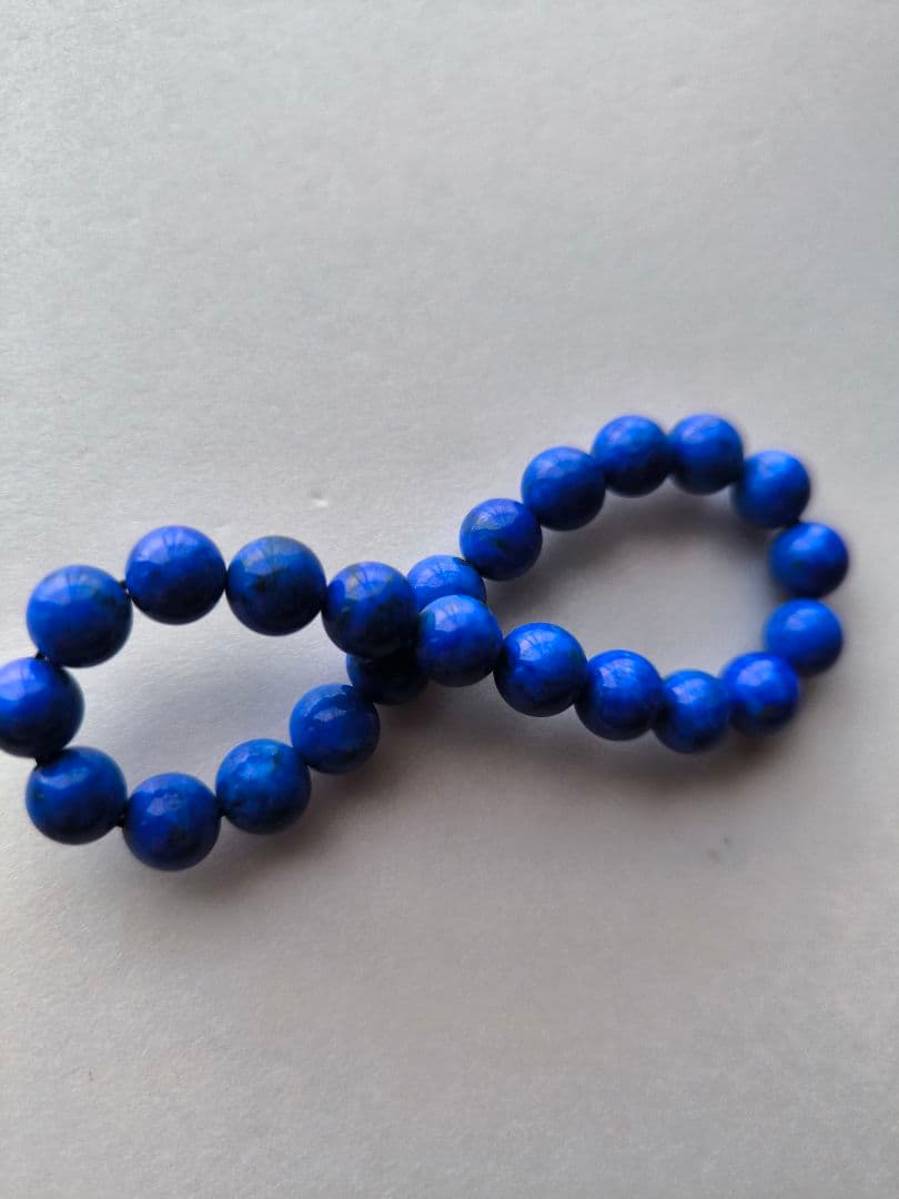 希少レア☆ライトブルー ラピスラズリ ブレスレット 天然石