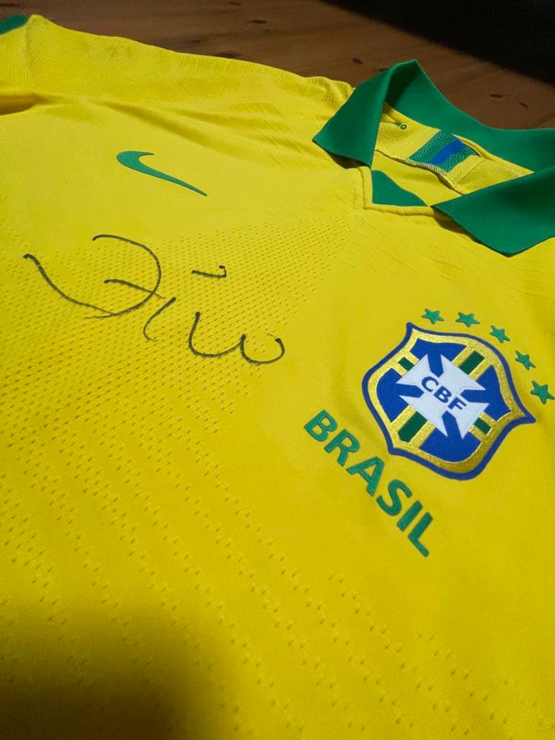 ジーコさん直筆サイン入りユニフォーム！オーセンティックユニフォーム！