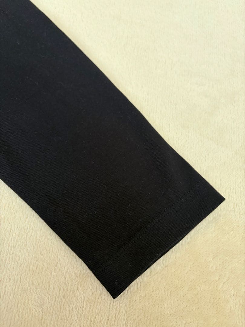 MONCLER メンズ モンクレール 長袖 ロング Tシャツ 黒 M カットソー