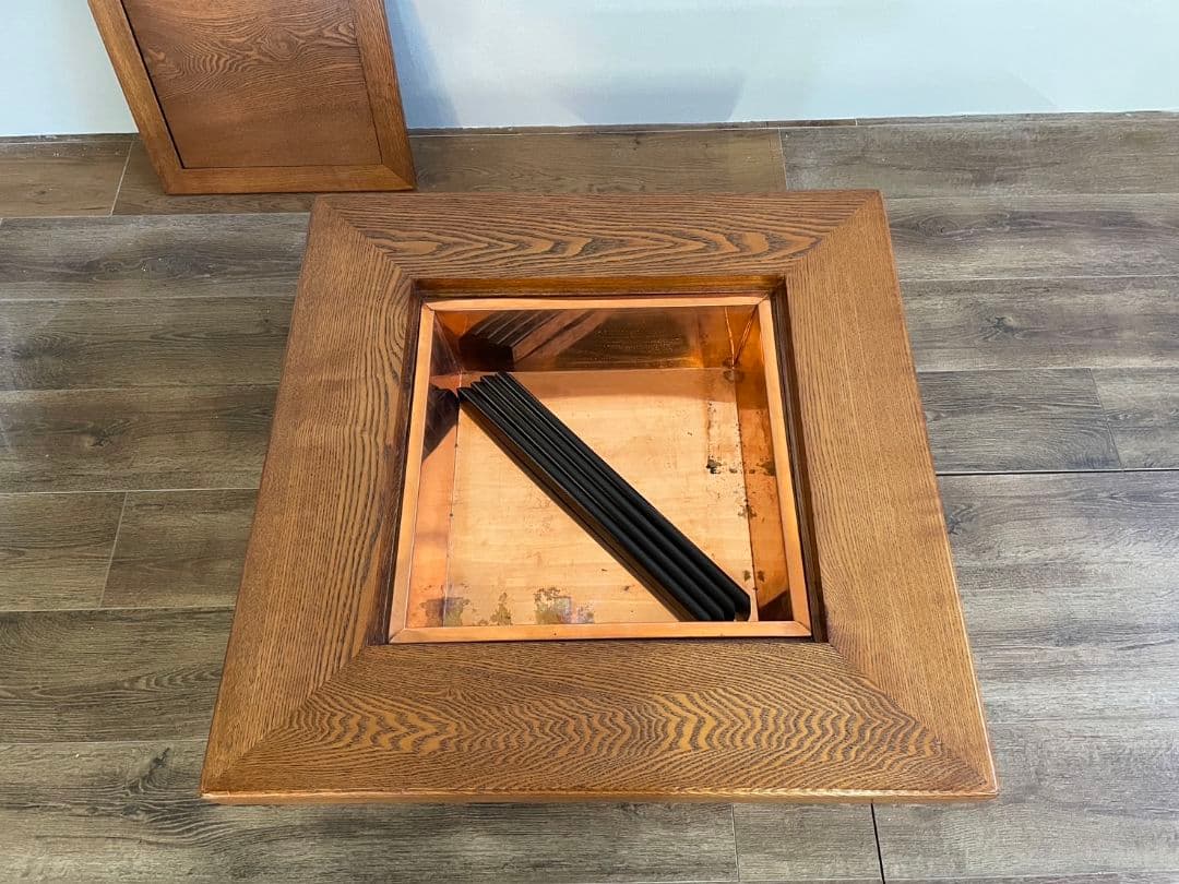 yoko　囲炉裏テーブル　座卓　角火鉢　新品　未使用