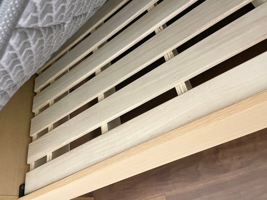 未使用に近い超美品 karimoku NW21 セミダブルベッド＋マットレス