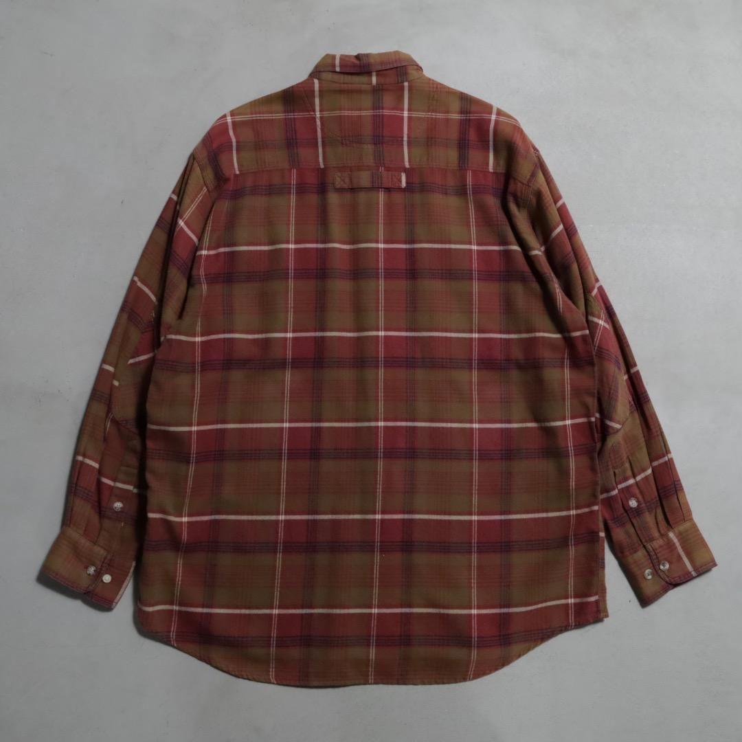 WILLIS&GEGEIGEER シャツ 長袖 90s バーガンディー 美品