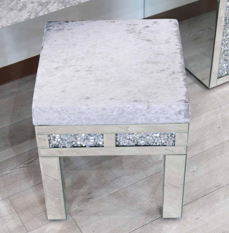 ミラー家具 ドレッサー スツール 三面鏡 セット ジュエリーデスク 3点セット