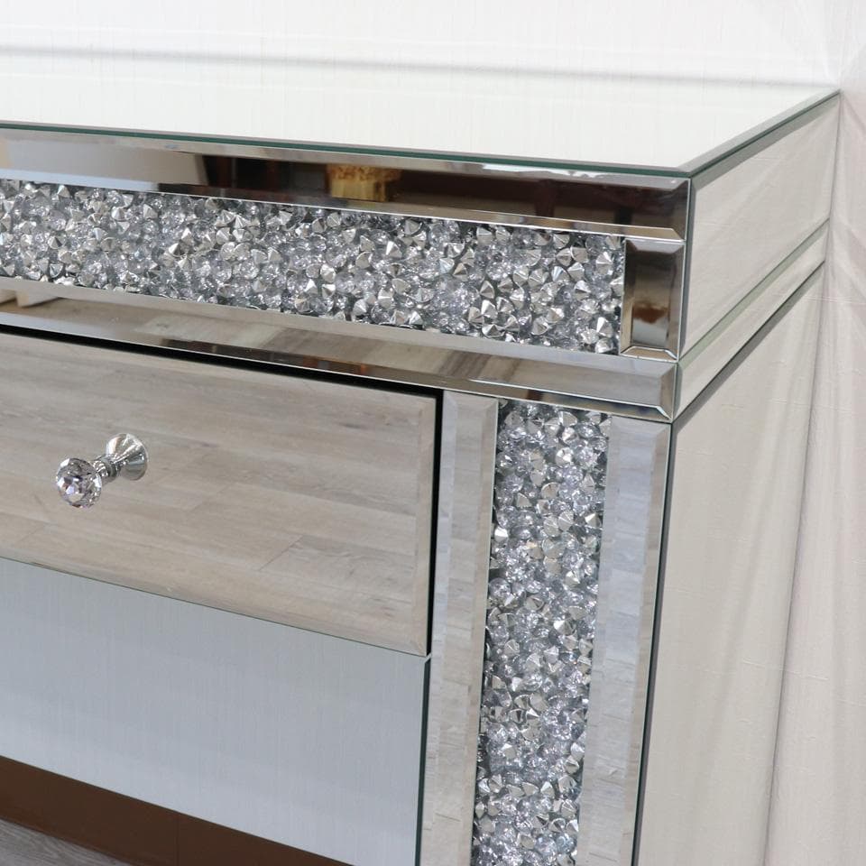 ミラー家具 ドレッサー スツール 三面鏡 セット ジュエリーデスク 3点セット