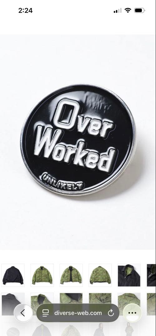 ジャケット・アウター Unlikely Reversible Vietnam Jacket L