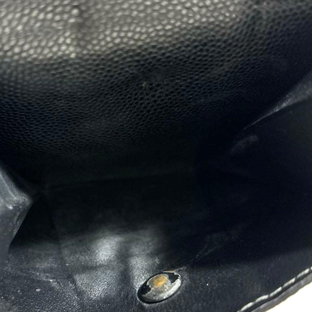 Cartier カルティエ　サントス 二つ折り財布　ロゴプレート