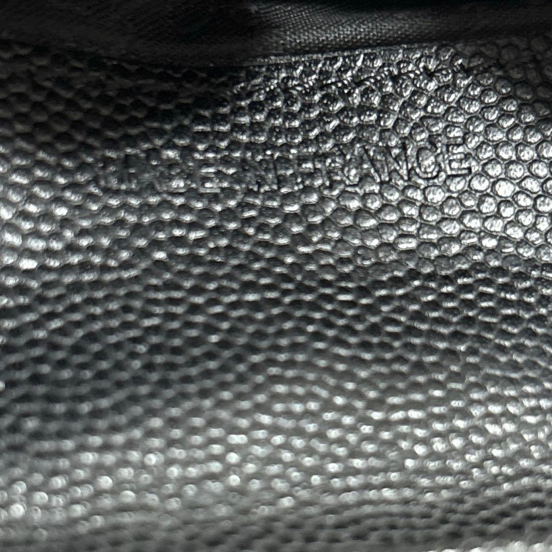 Cartier カルティエ　サントス 二つ折り財布　ロゴプレート